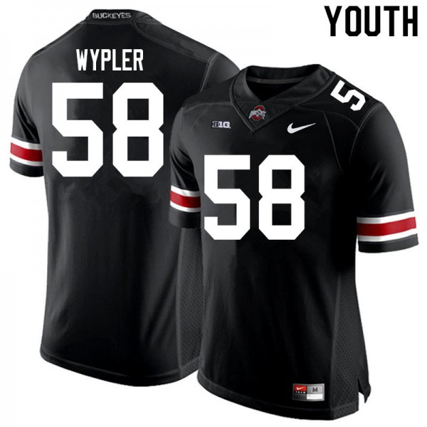 Ohio State Buckeyes #58 Luke Wypler Youth Alumni Jersey Black OSU81144